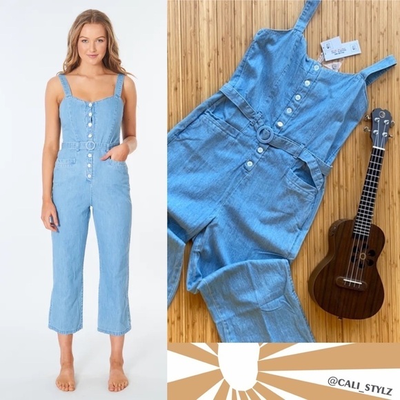 🔶🔸 RIP CURL GOLDEN DAYS JUMPSUITS 🔸🔶 - Picture 1 of 10